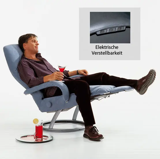 Sessel mit elektrischer Bedienung der Sesselzentrale.de