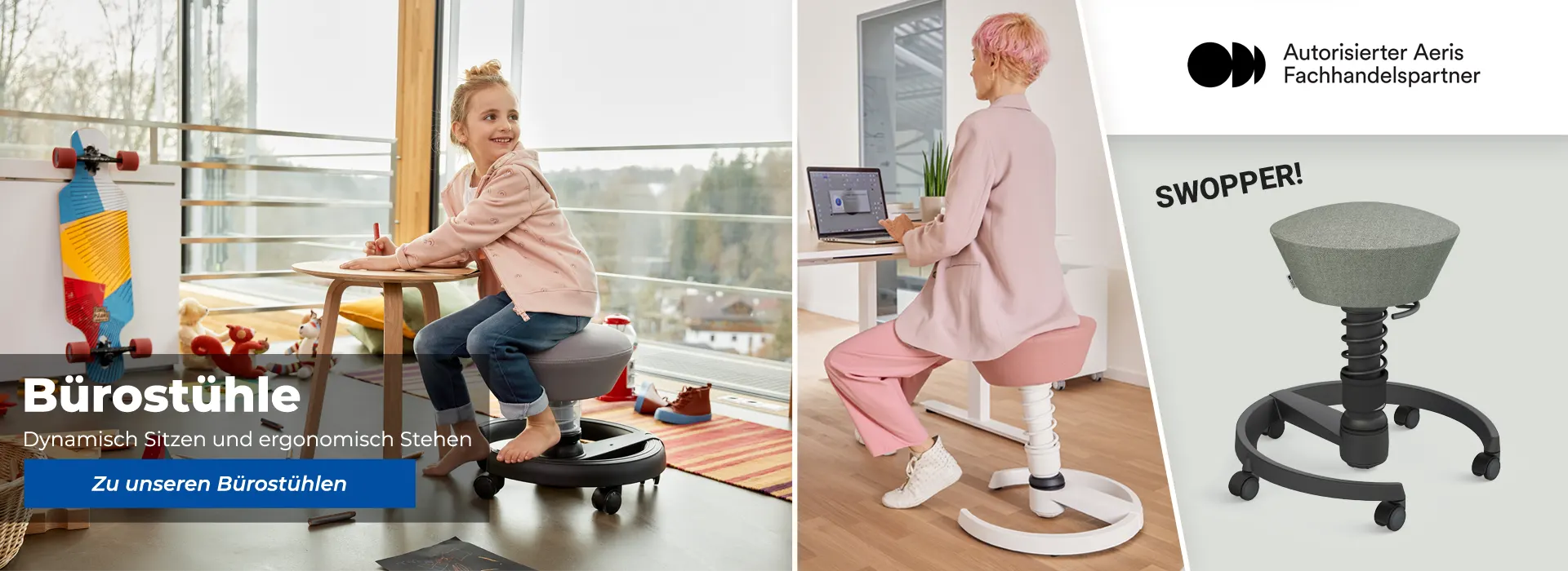 Bürostühle – Dynamisch Sitzen und ergonomisch Stehen